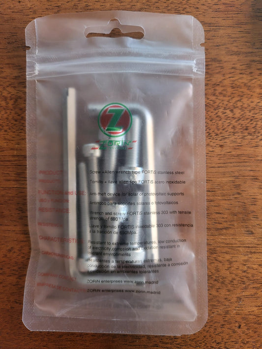 KIT antirrobo para 2 paneles fotovoltaicos