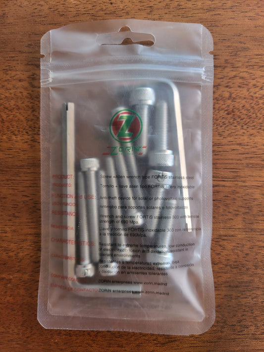 KIT antirrobo para 4 paneles fotovoltaicos