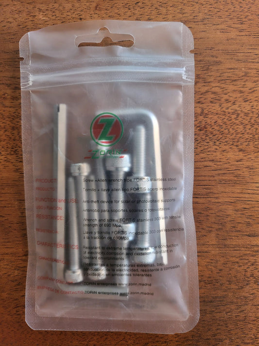 KIT antirrobo para 3 paneles fotovoltaicos